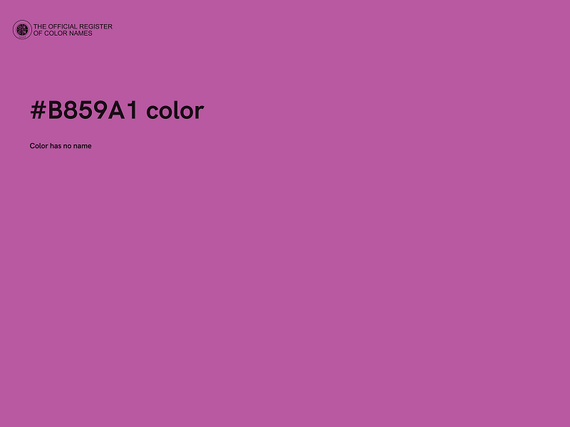 #B859A1 color image