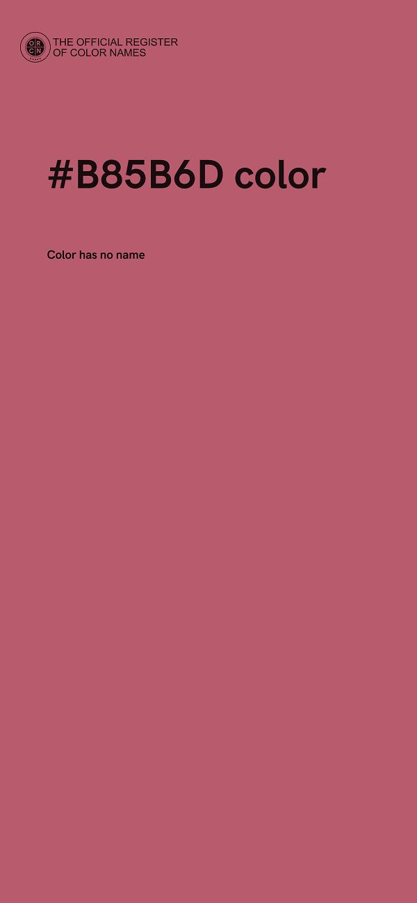 #B85B6D color image
