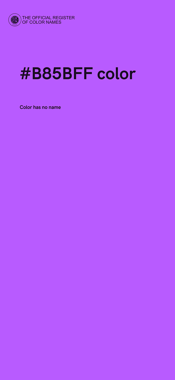 #B85BFF color image