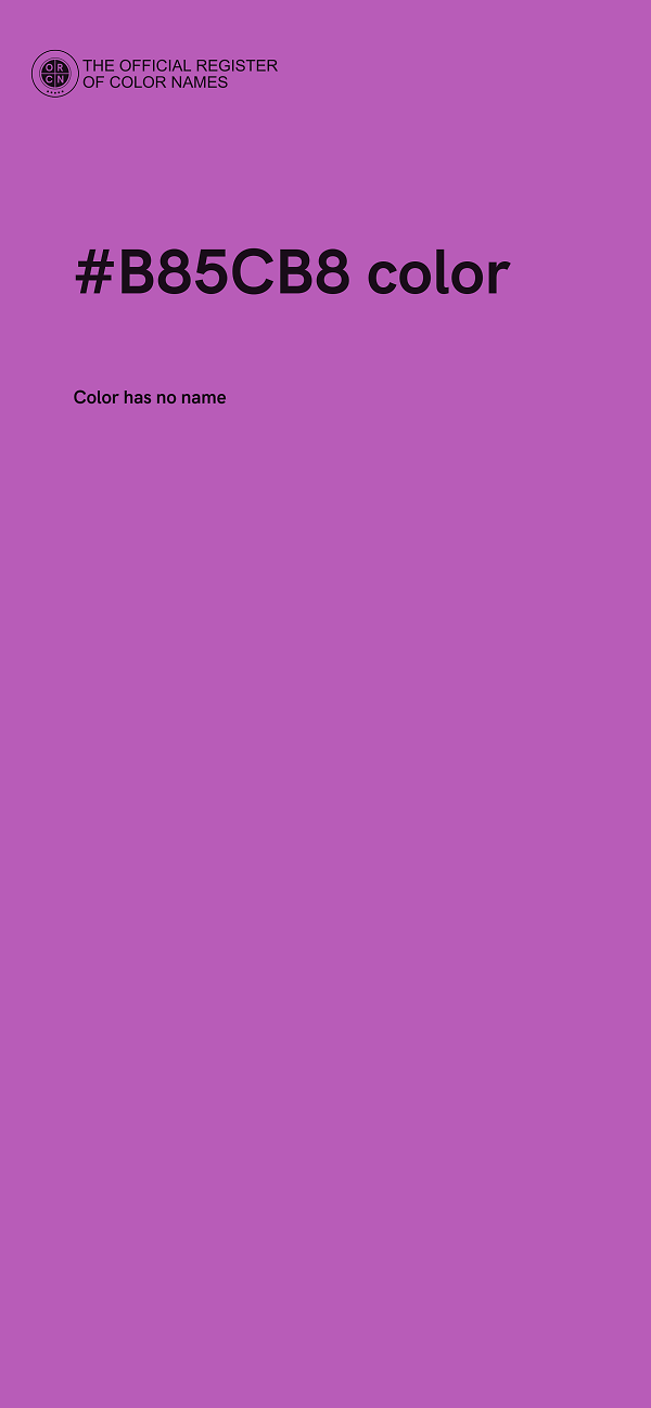 #B85CB8 color image