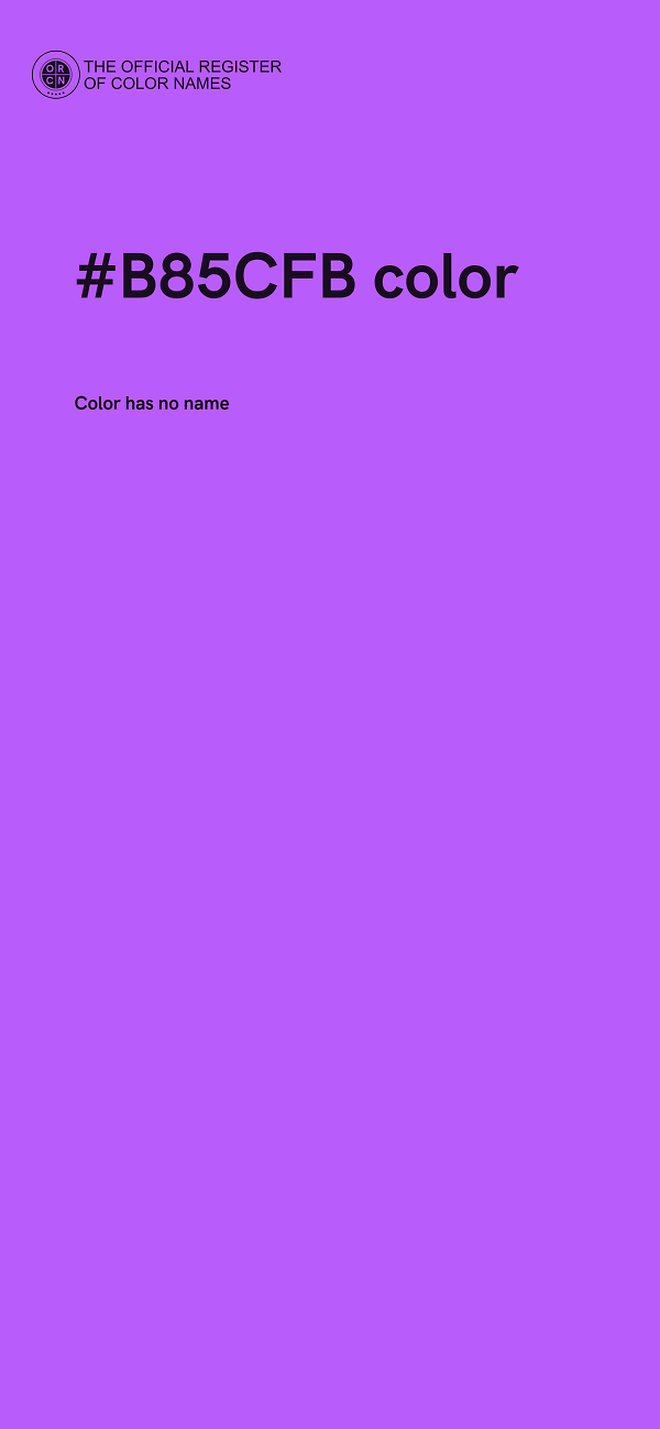 #B85CFB color image