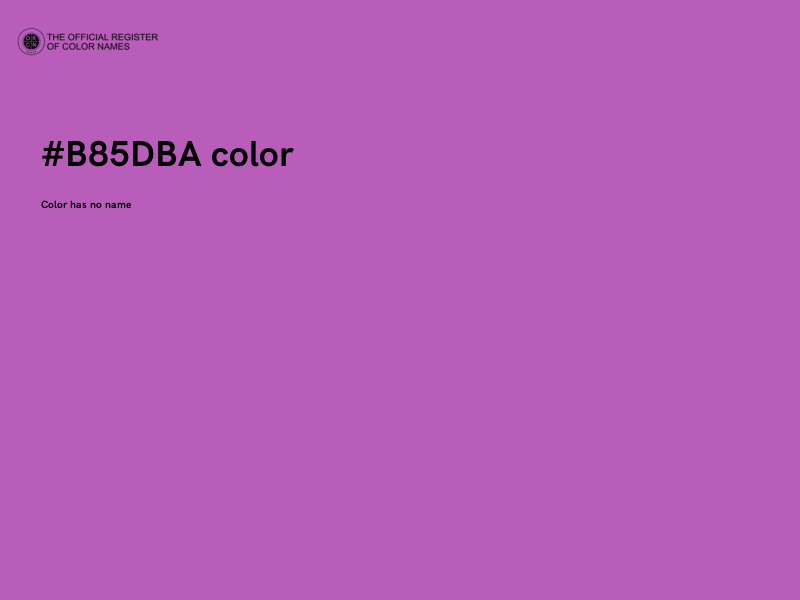 #B85DBA color image