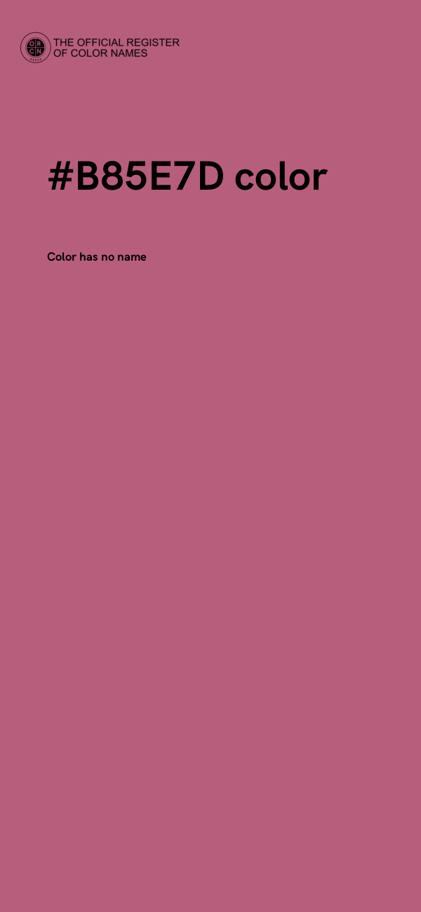 #B85E7D color image