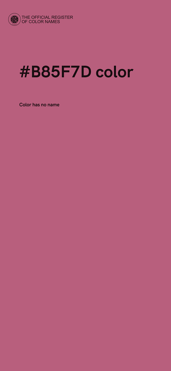 #B85F7D color image