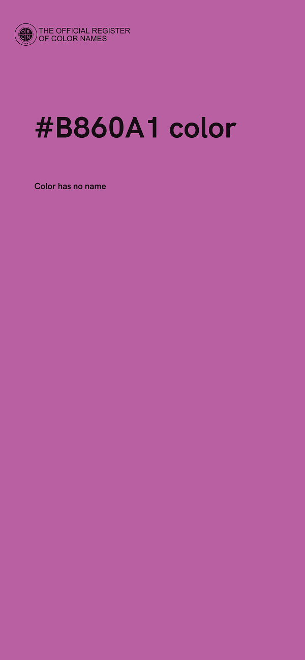#B860A1 color image