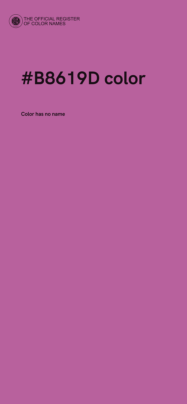 #B8619D color image