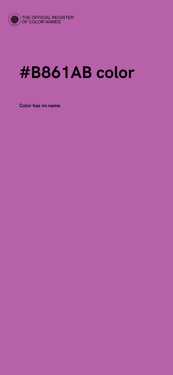 #B861AB color image