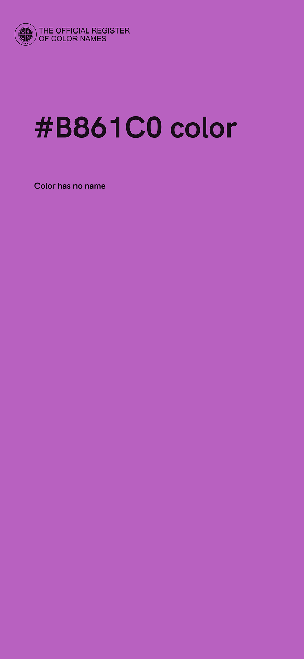 #B861C0 color image