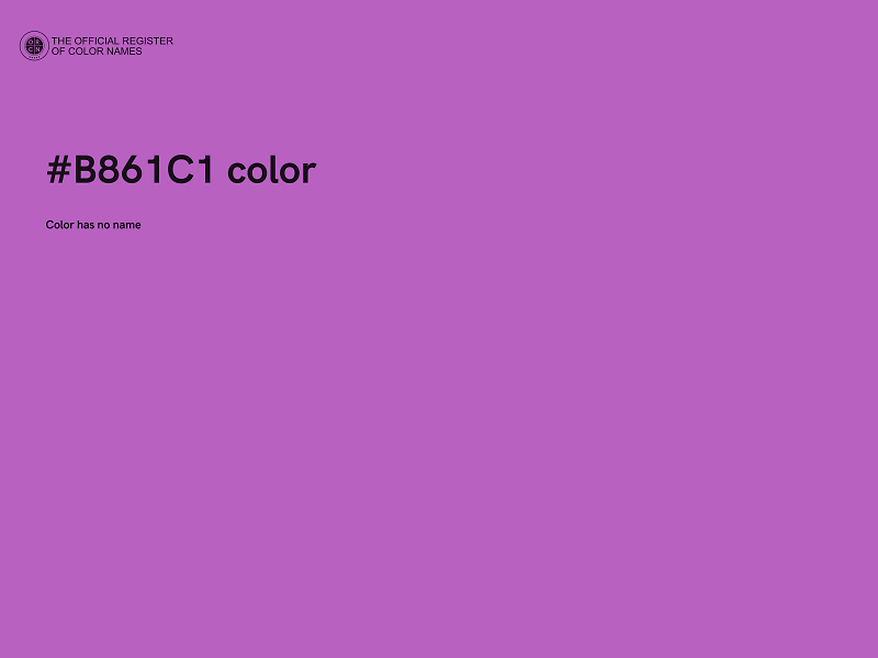 #B861C1 color image