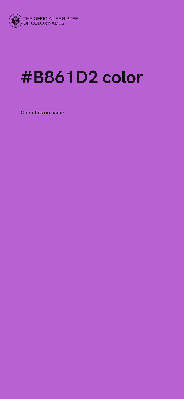 #B861D2 color image
