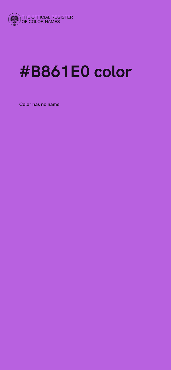 #B861E0 color image