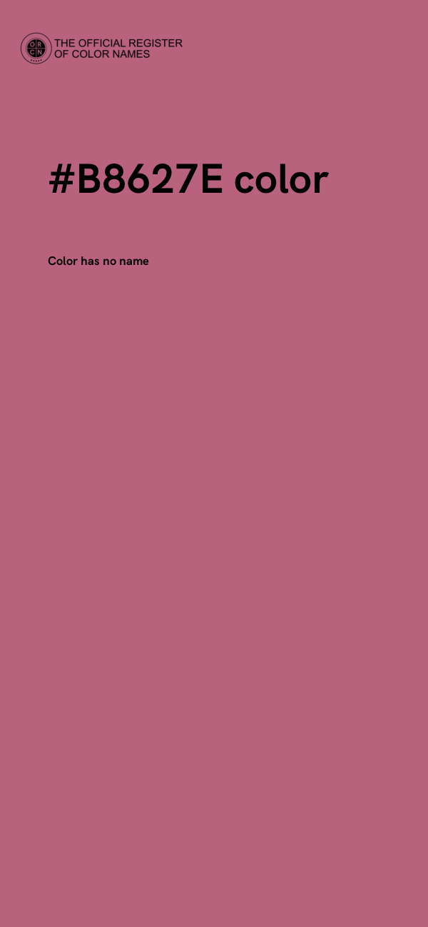#B8627E color image