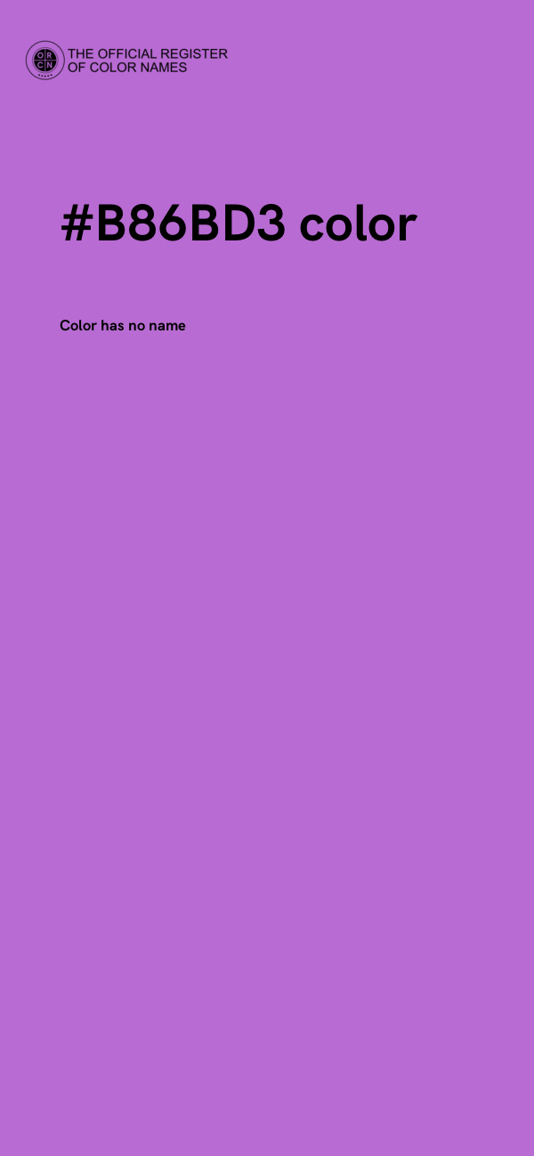 #B86BD3 color image