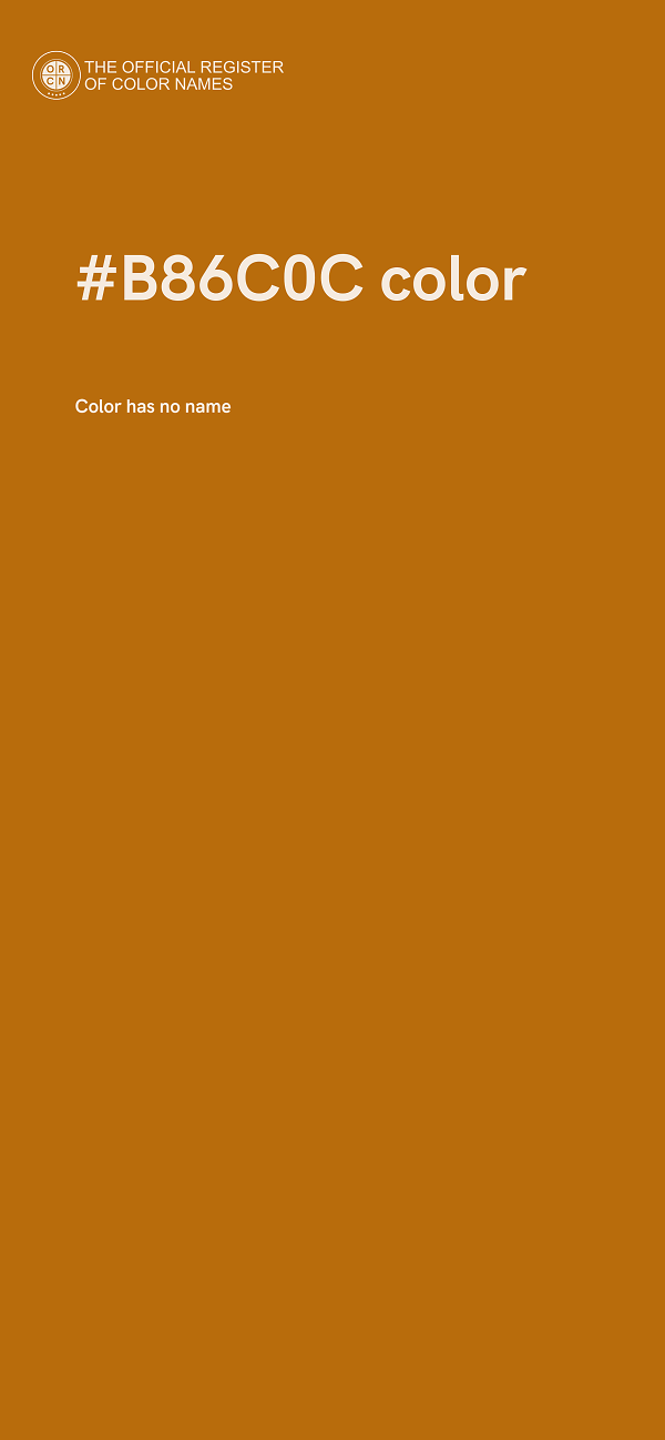 #B86C0C color image
