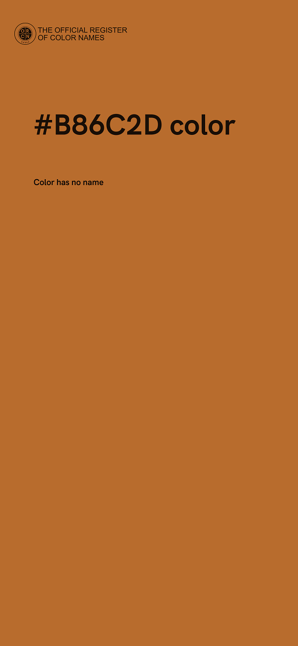#B86C2D color image