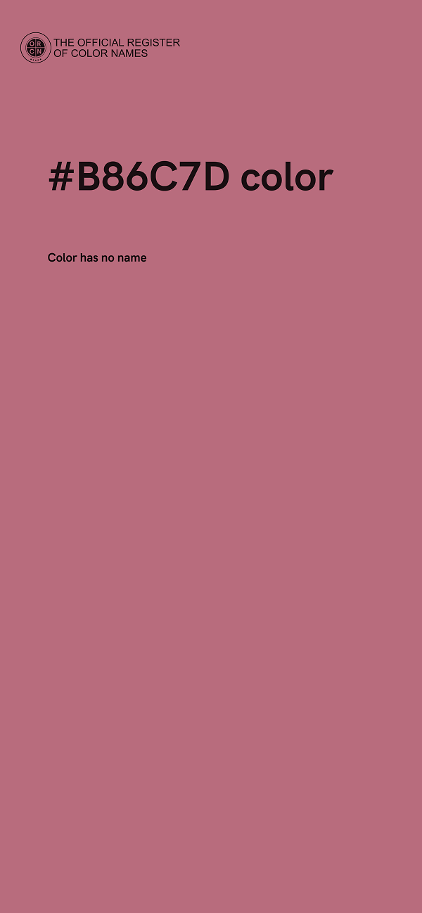 #B86C7D color image