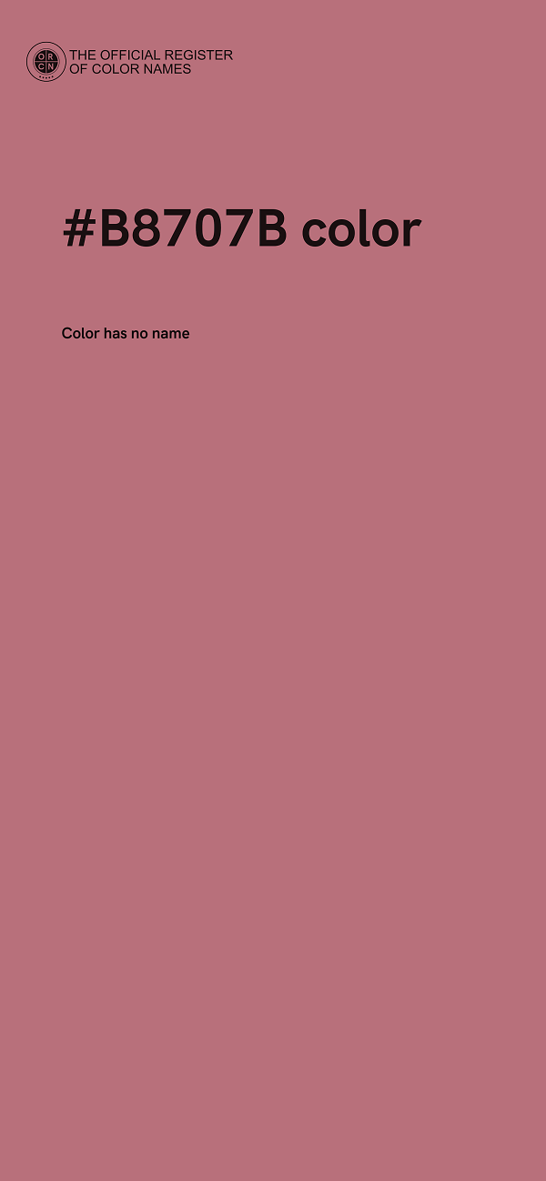 #B8707B color image