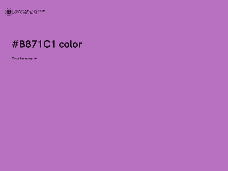 #B871C1 color image