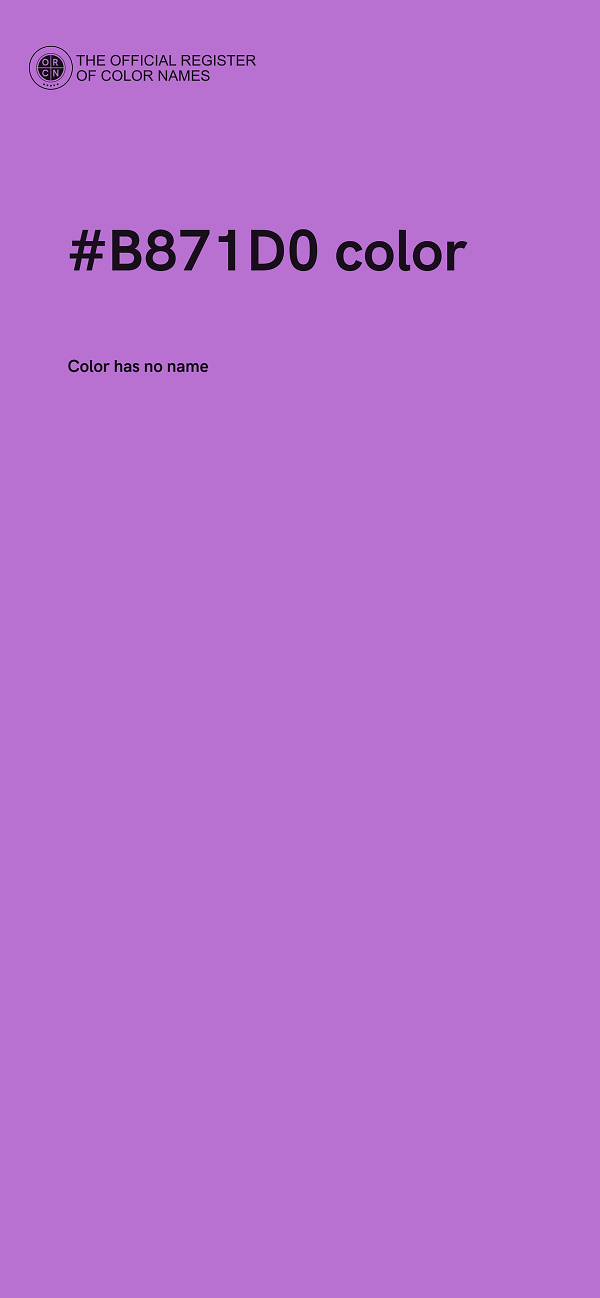 #B871D0 color image