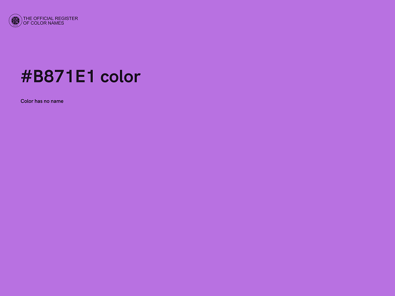 #B871E1 color image