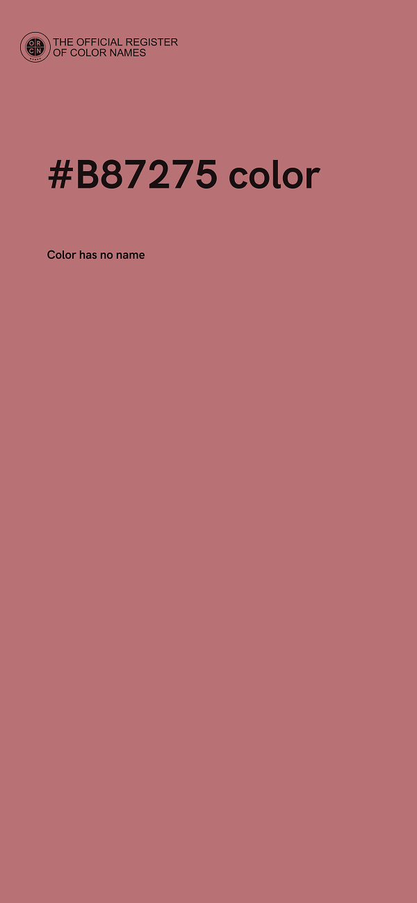 #B87275 color image