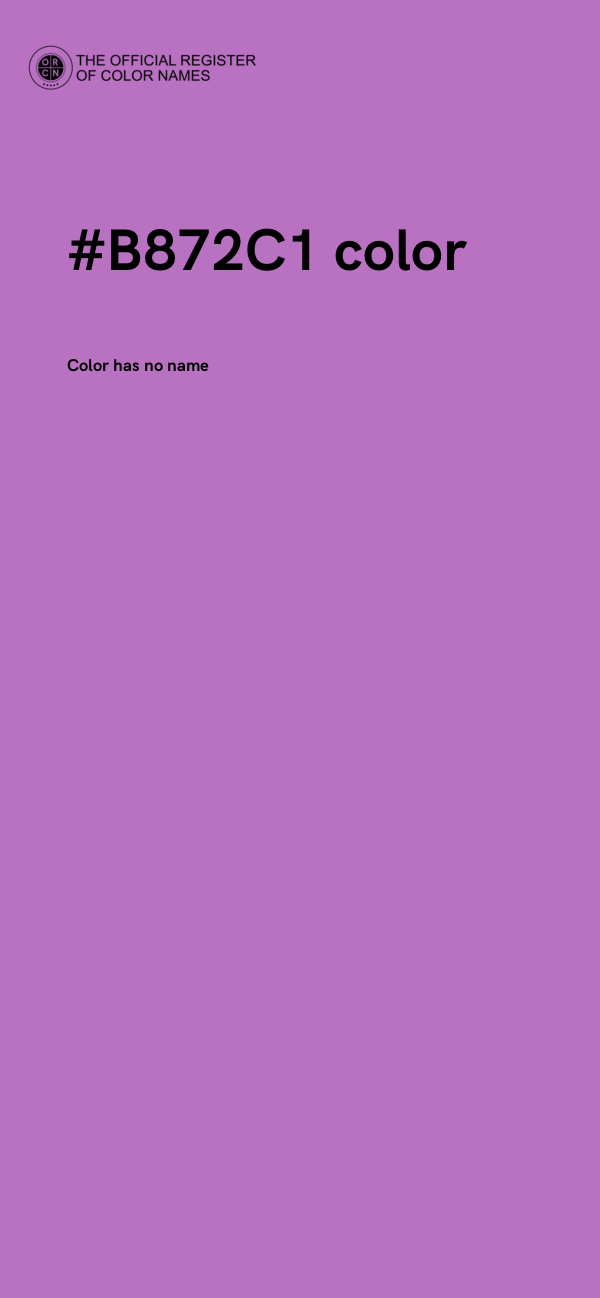 #B872C1 color image