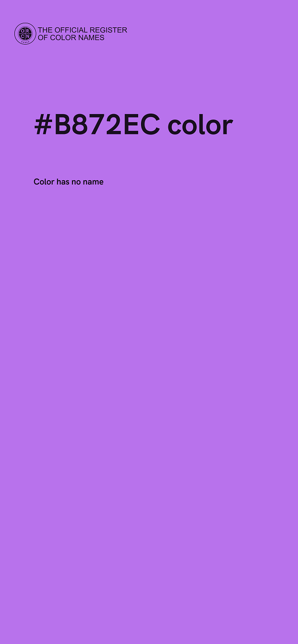 #B872EC color image