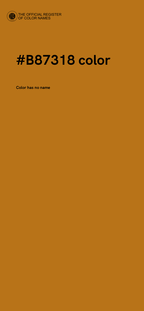 #B87318 color image