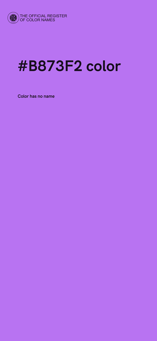 #B873F2 color image