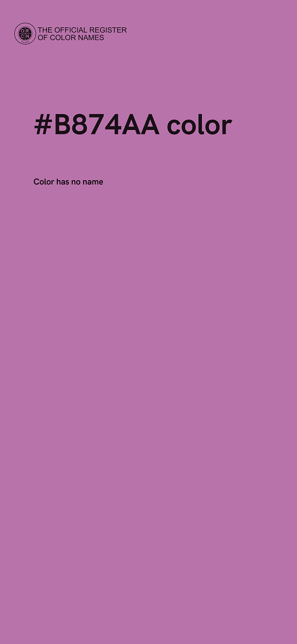 #B874AA color image