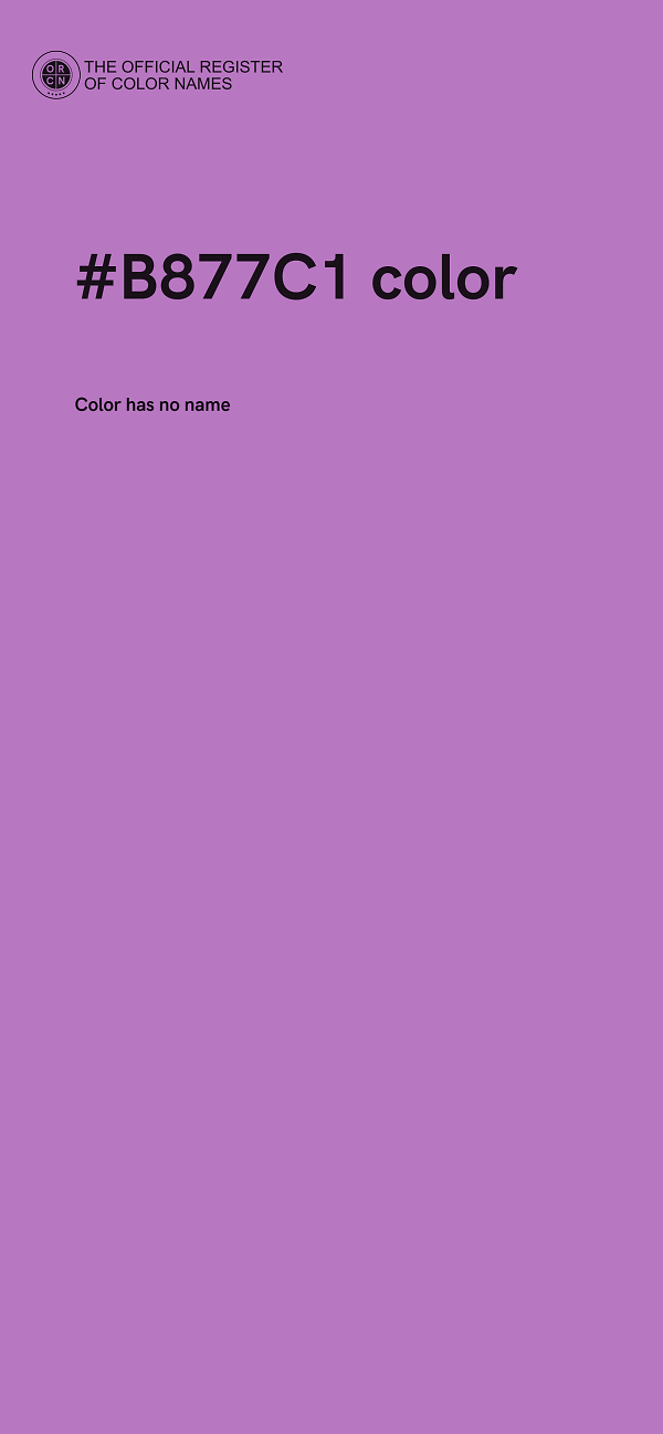 #B877C1 color image