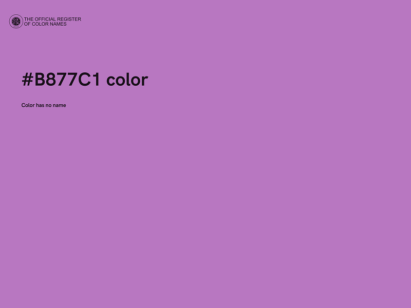 #B877C1 color image