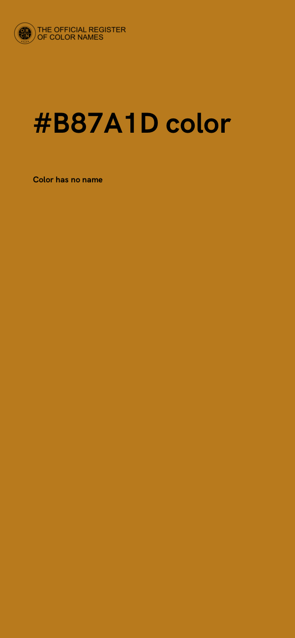 #B87A1D color image