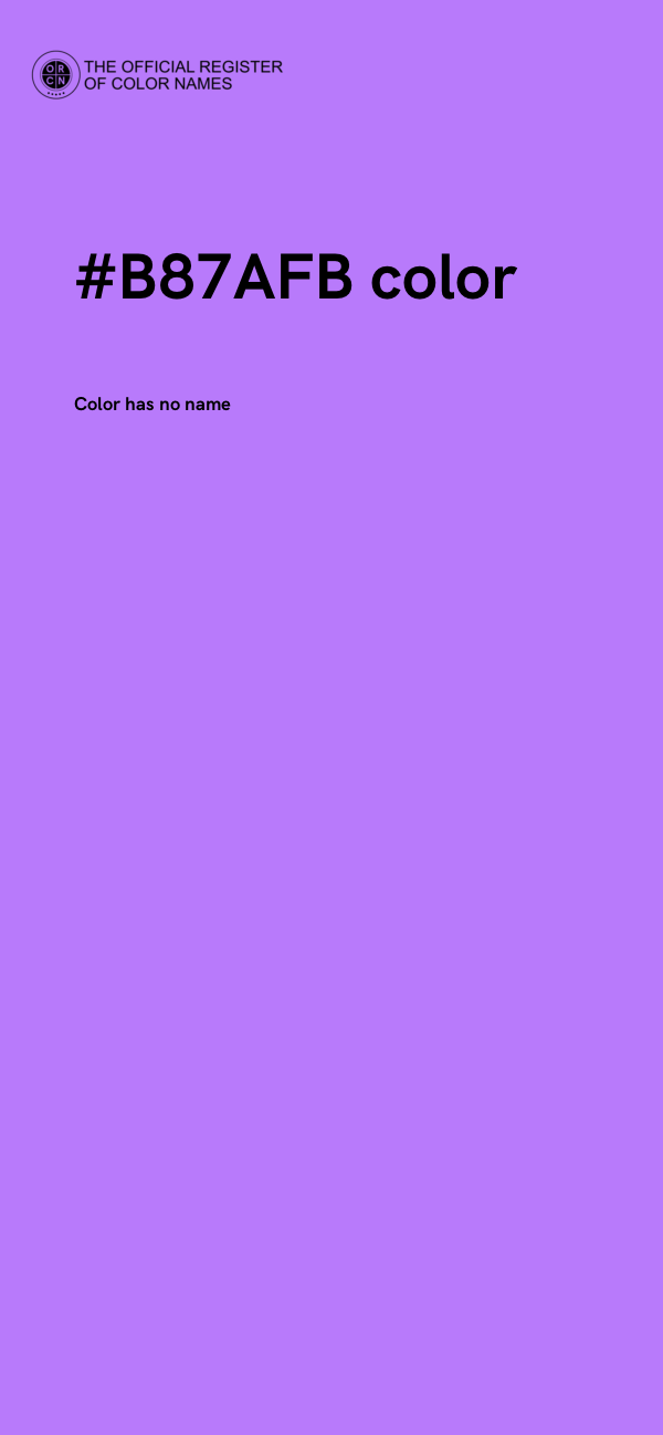 #B87AFB color image