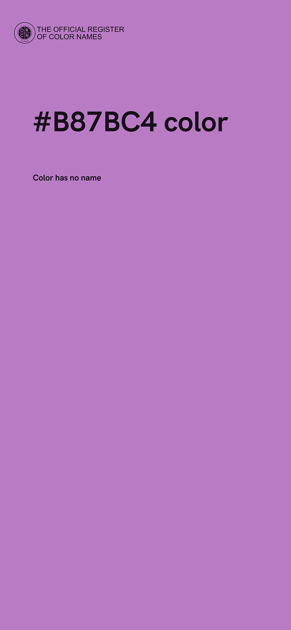 #B87BC4 color image