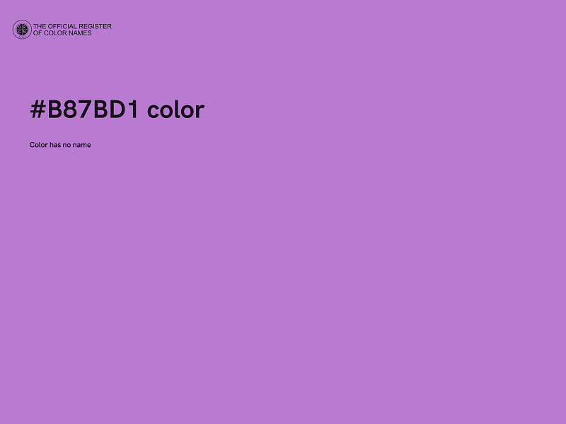 #B87BD1 color image