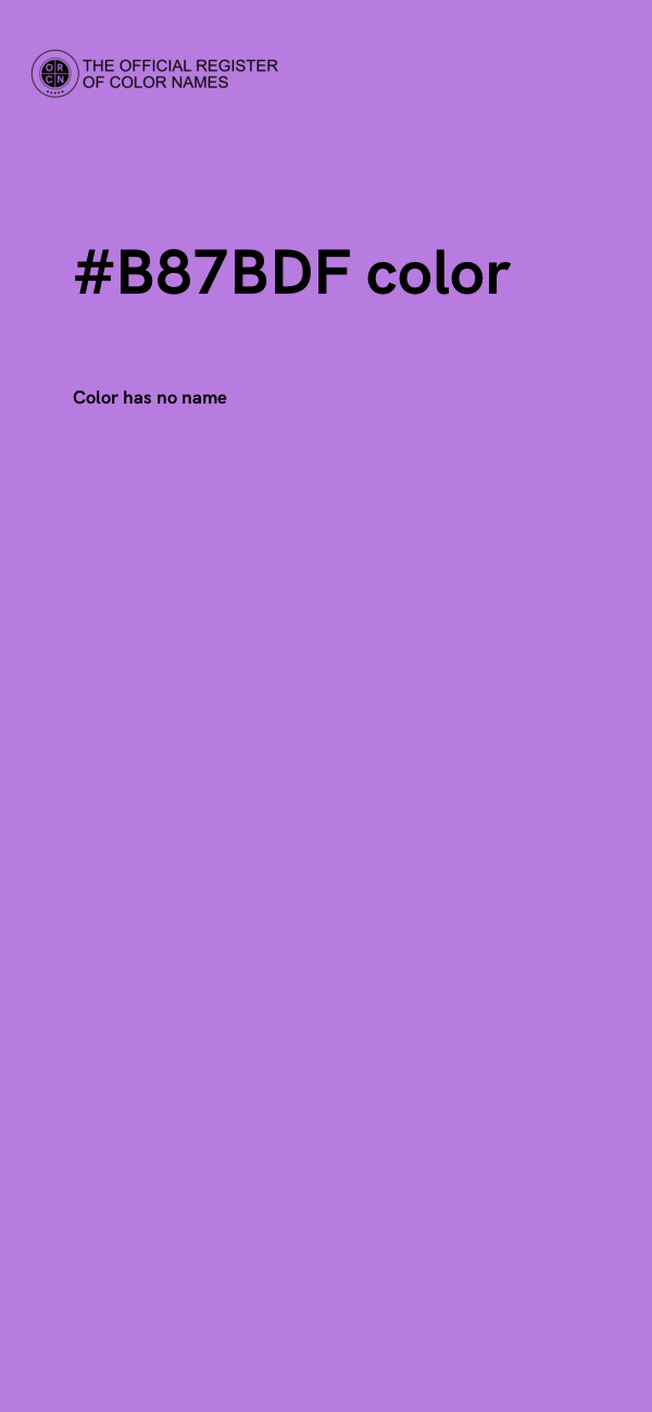 #B87BDF color image