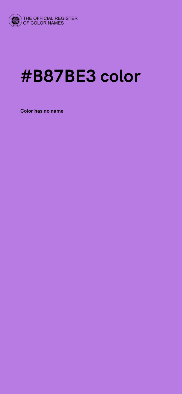 #B87BE3 color image