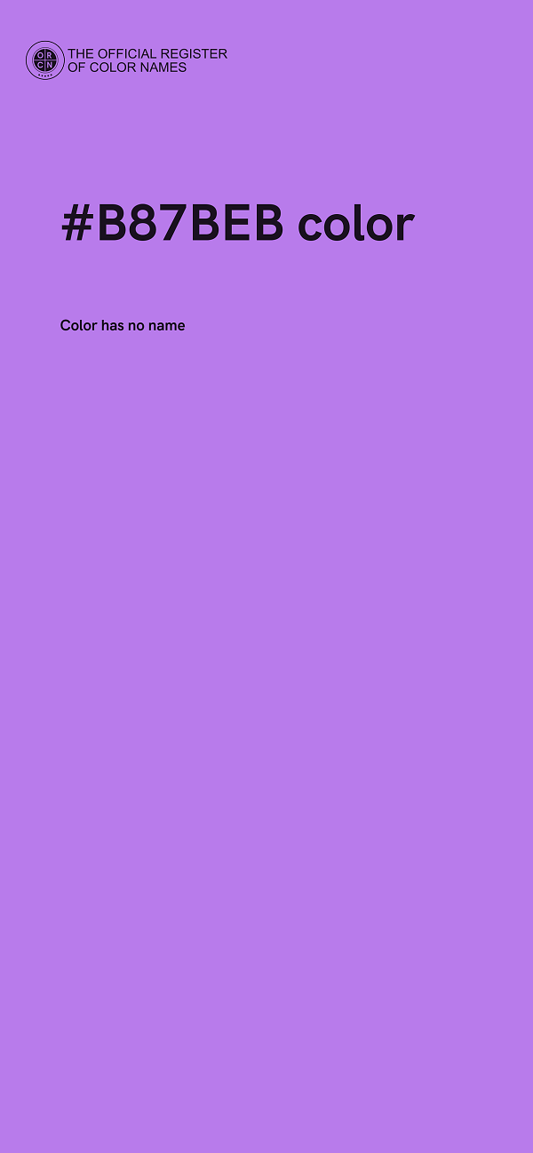 #B87BEB color image