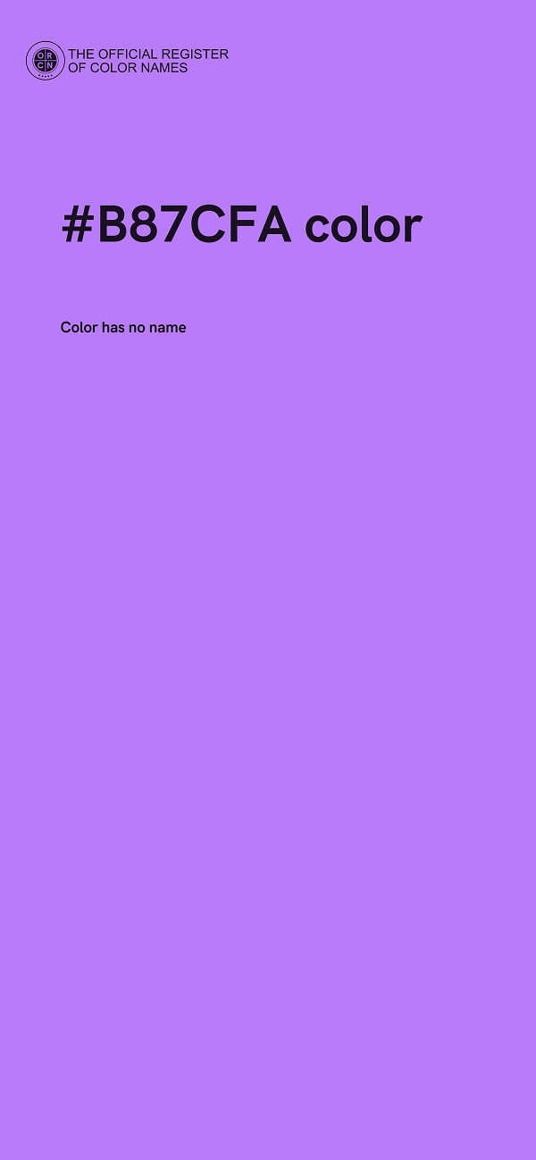#B87CFA color image