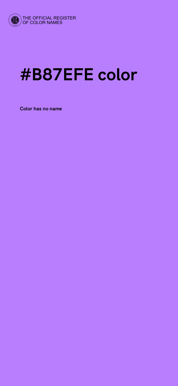 #B87EFE color image