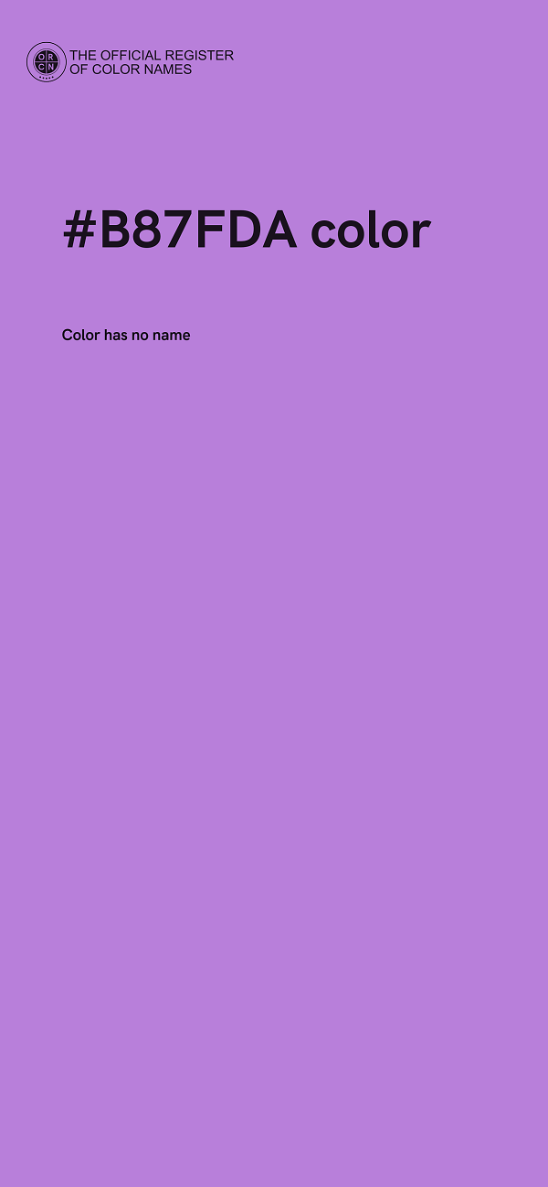 #B87FDA color image