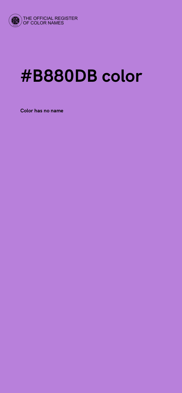 #B880DB color image