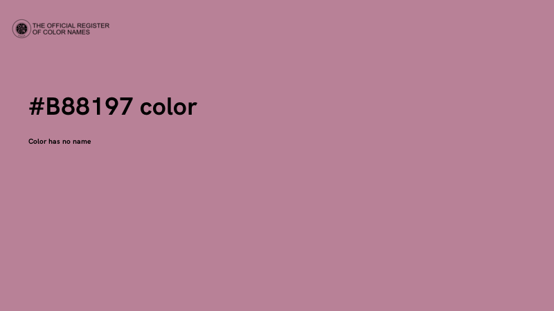#B88197 color image