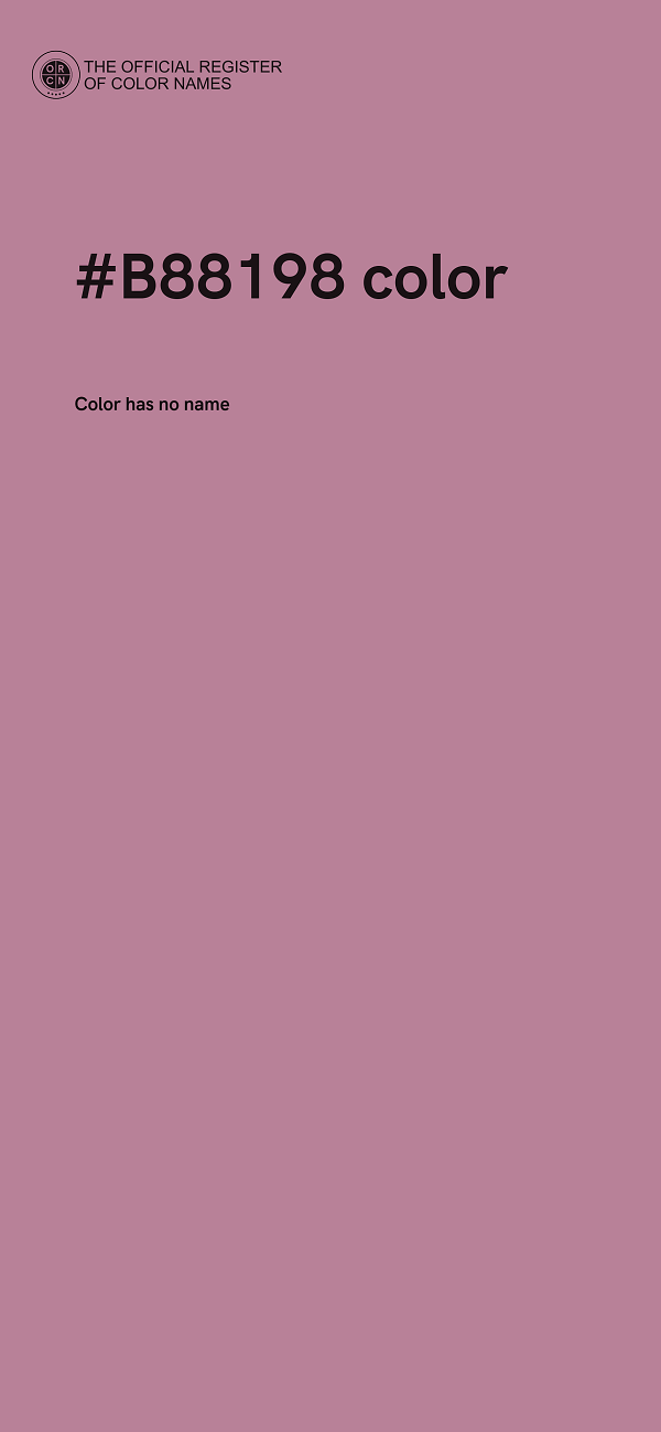 #B88198 color image