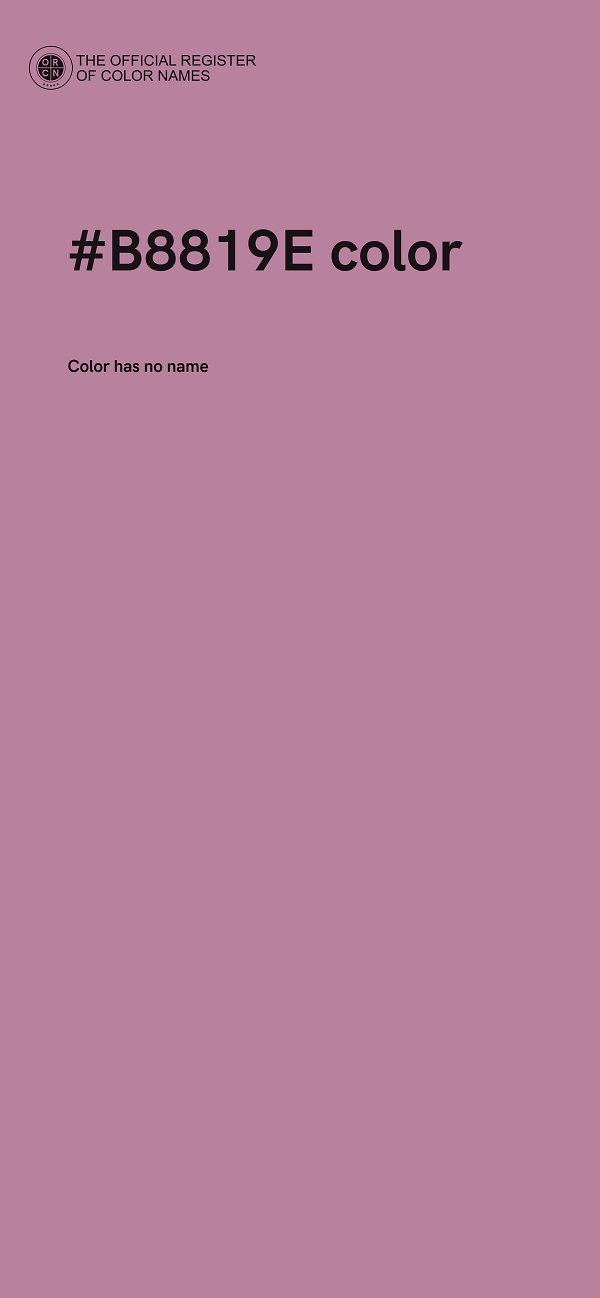 #B8819E color image