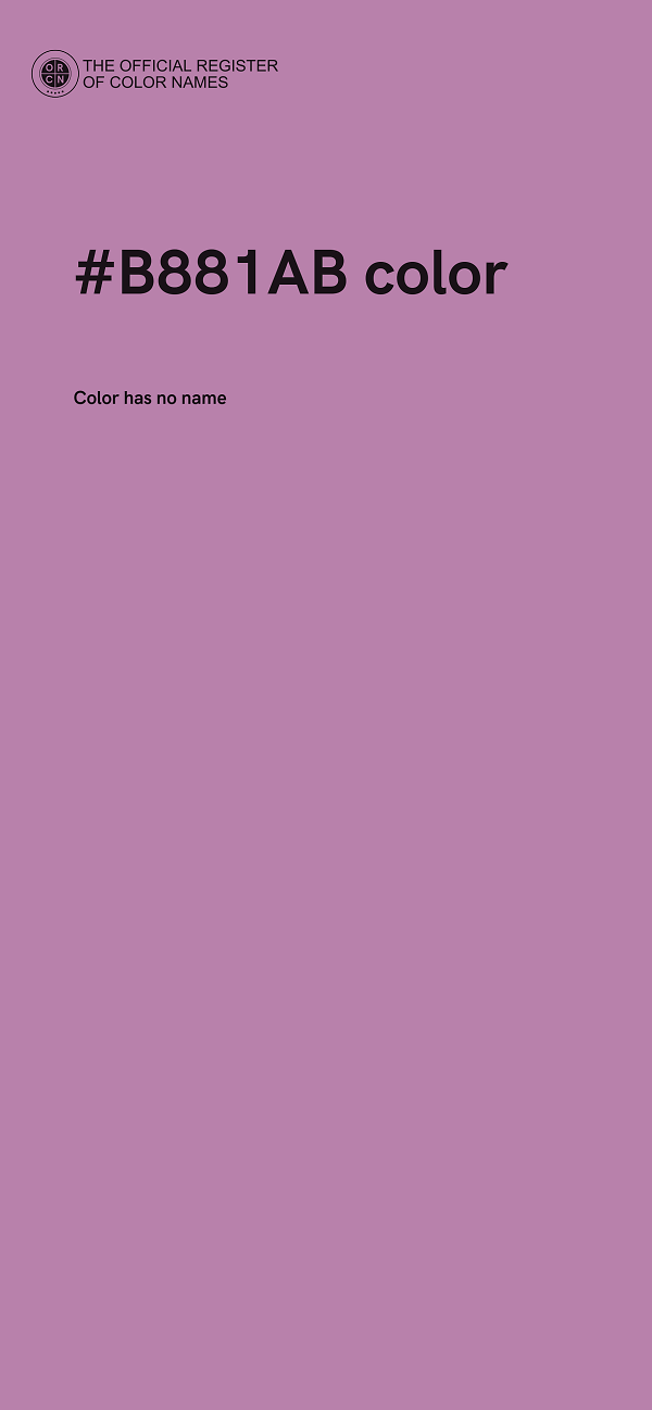 #B881AB color image