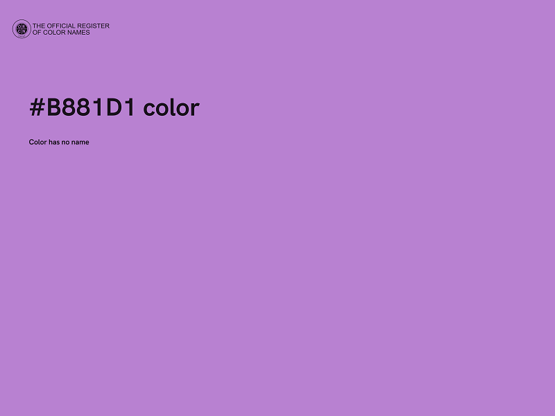 #B881D1 color image