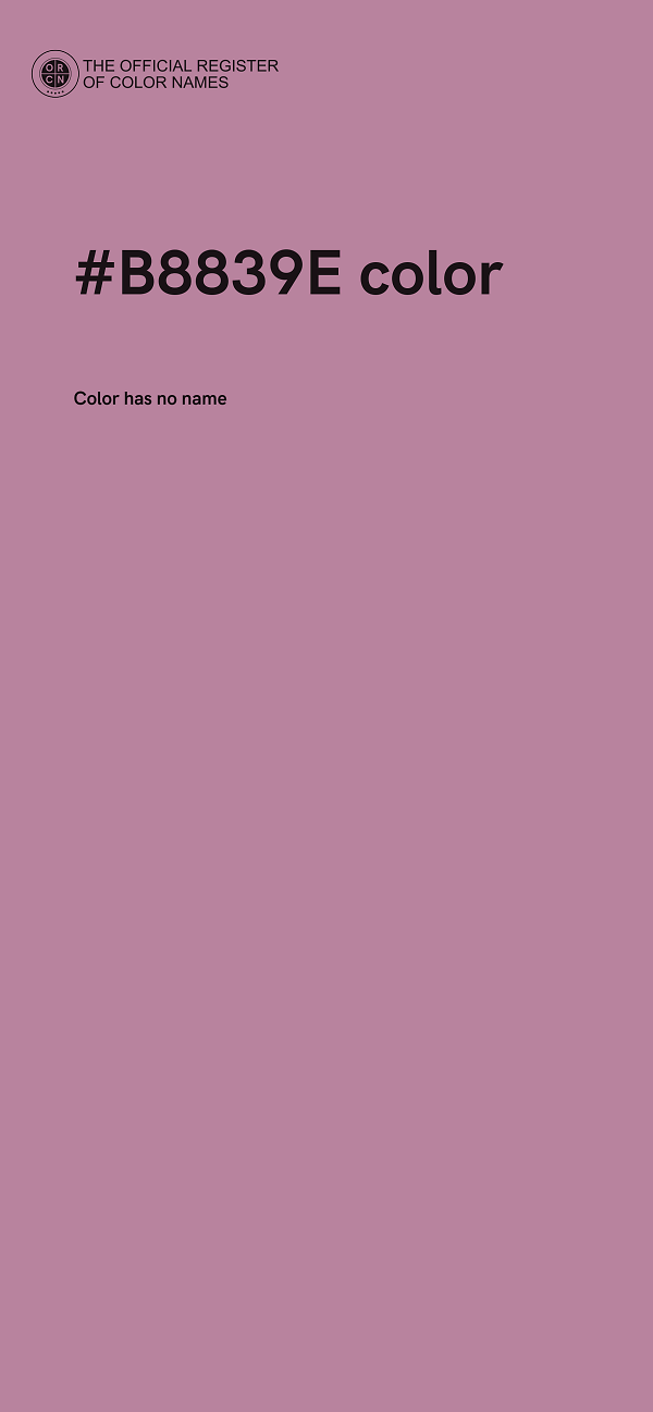 #B8839E color image