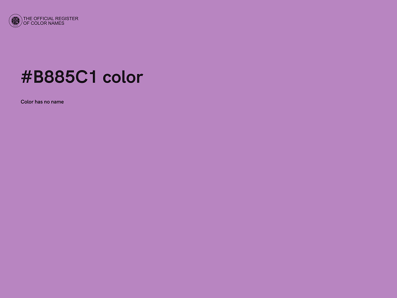 #B885C1 color image
